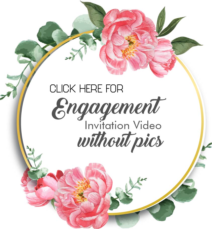 Online Engagement Invitation Video for WhatsApp